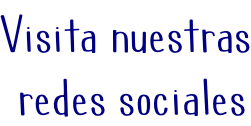 Visita nuestras  redes sociales